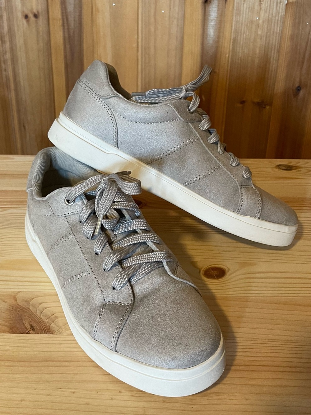 Gray Suede Sneakers